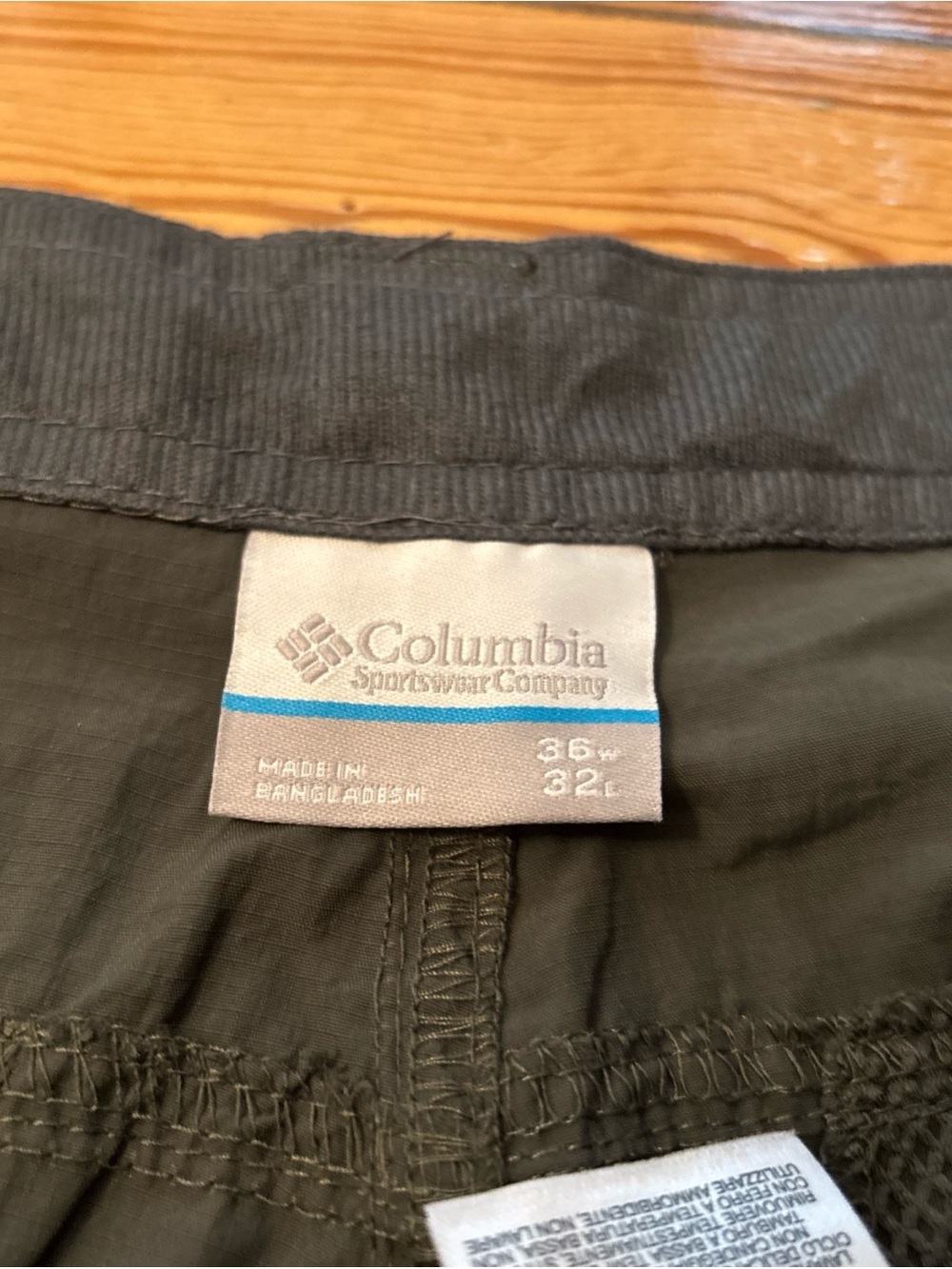 Columbia Men's Silver Ridge Convertible Pants Ripstop Easy Zip-Off Quick Drying - Picture 4 of 7
